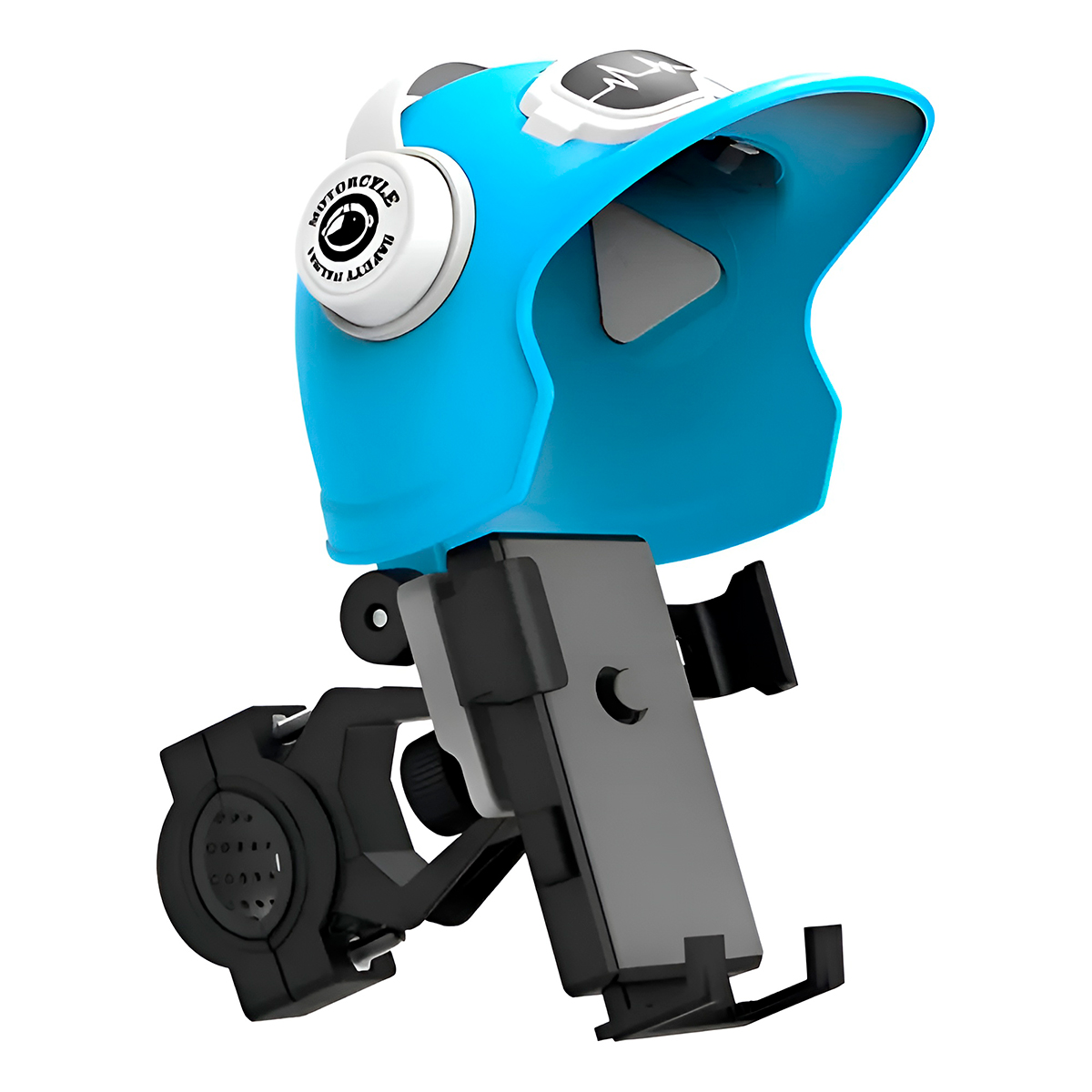 Suporte de Celular Guidão Para Moto Mini Capacete Cor:Preto - Imagem 6
