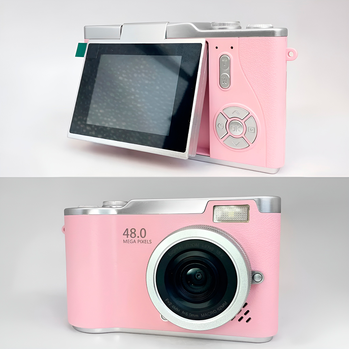 Câmera Fotográfica Digital 4k Tela Flip - Imagem 2