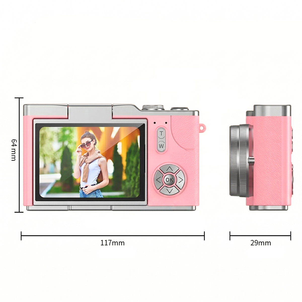 Câmera Fotográfica Digital 4k Tela Flip - Imagem 5